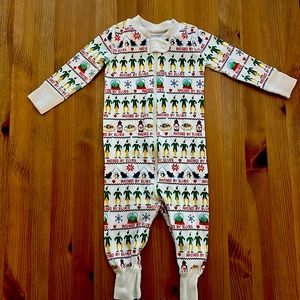 Hanna Andersson Baby “Elf” Christmas sleeper 6-12 mos